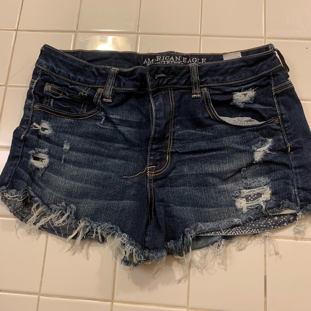 American Eagle Hi-Rise Festival Shorts